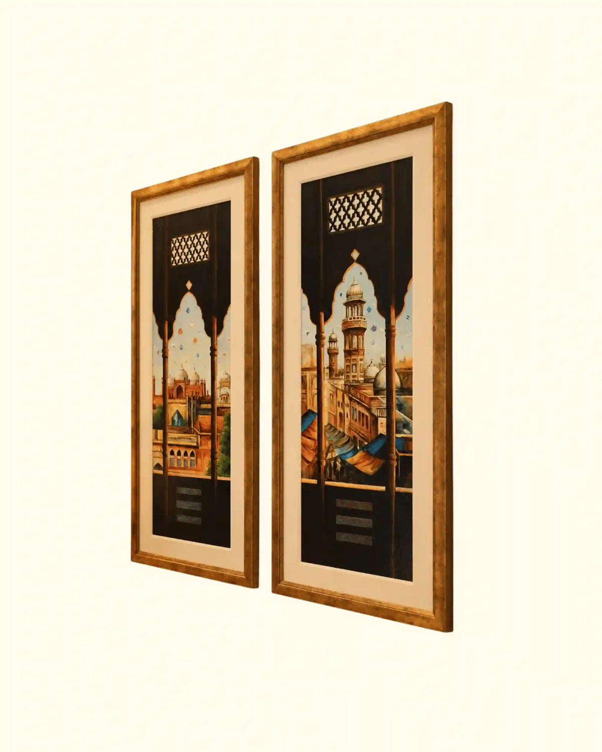 Jharokha-e-Lahore – A Diptych (Set)